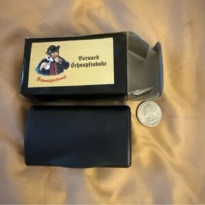 Elegant Black Tobacco Case